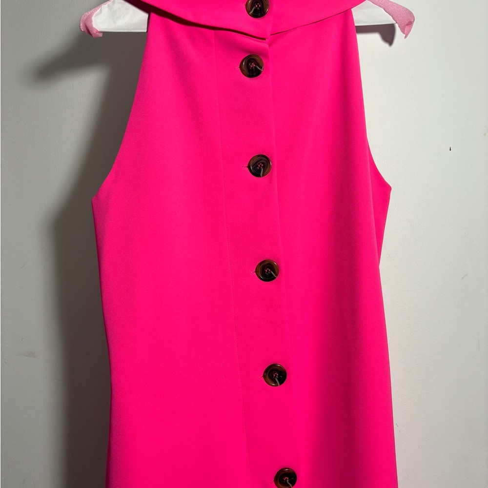 Sail to Sable Hot Pink Shift Dress - Picture 10 of 10